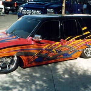 I beleive this to be the 1st bd'd 4runner so I'll post several pics