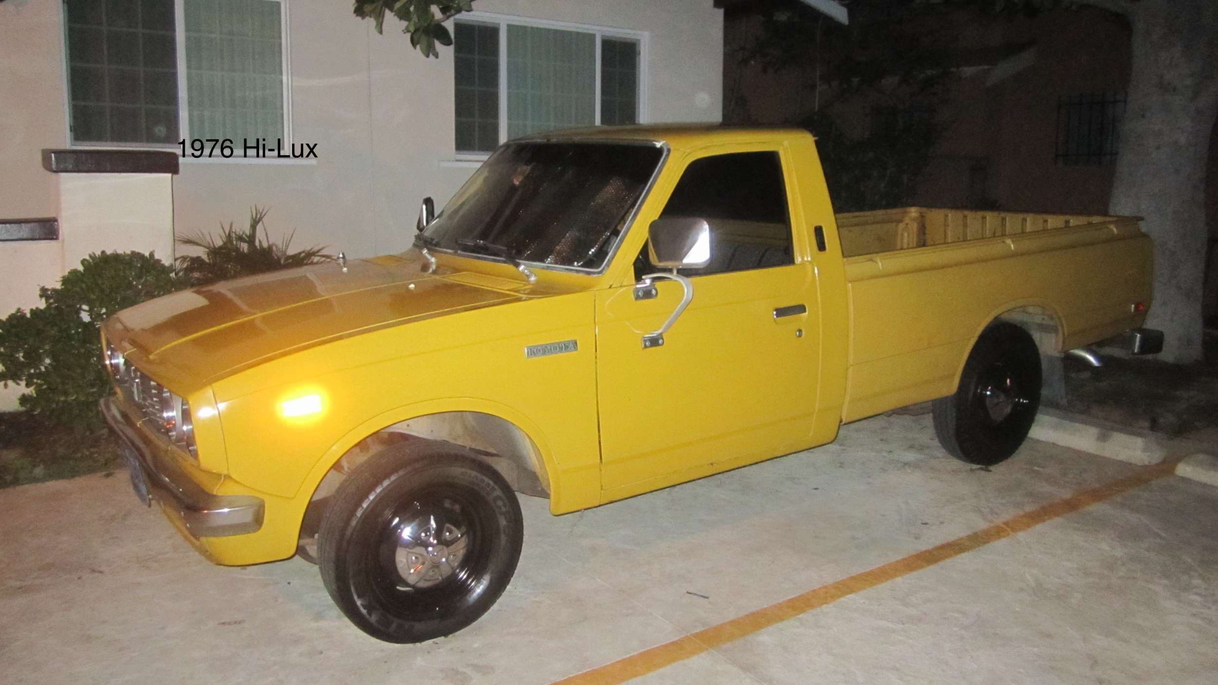 1976 Hi-Lux Project begins ( Dijon Mustard )