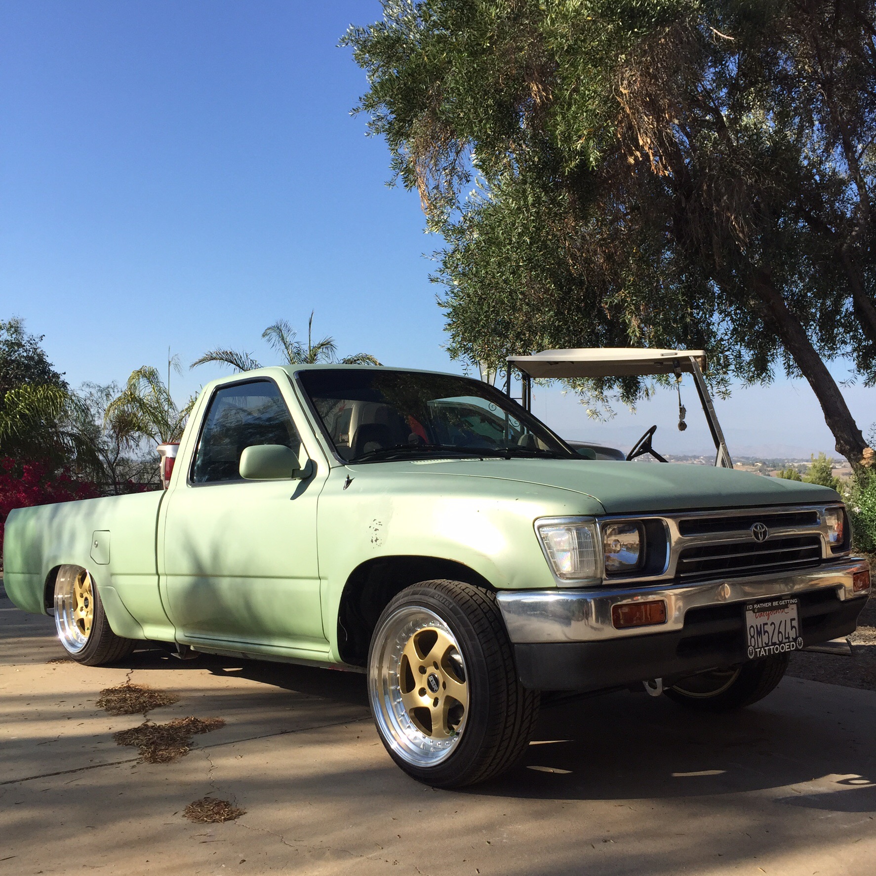 1994 Toyota bagged, c-notched, shaved, and list continues