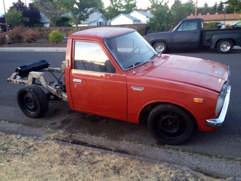 Bagged 73 toyota