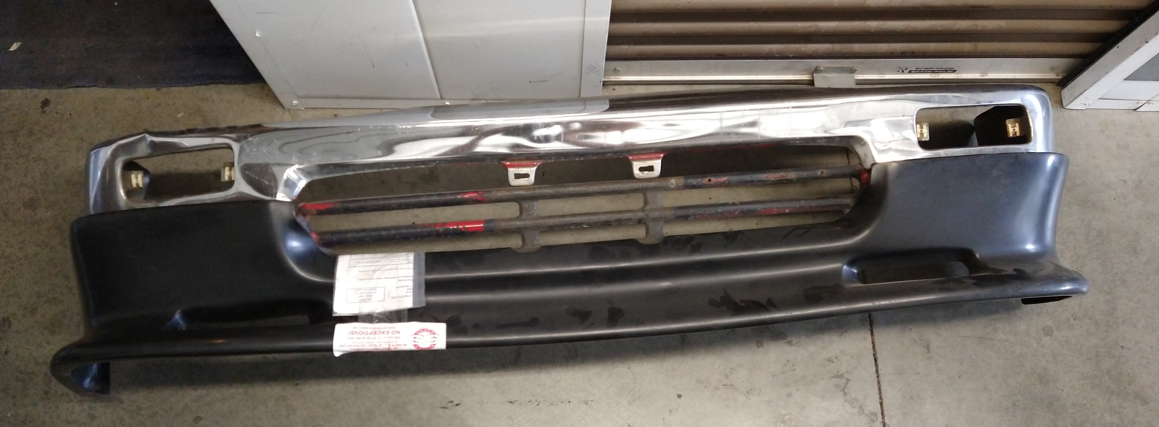 Front bumper and Valance