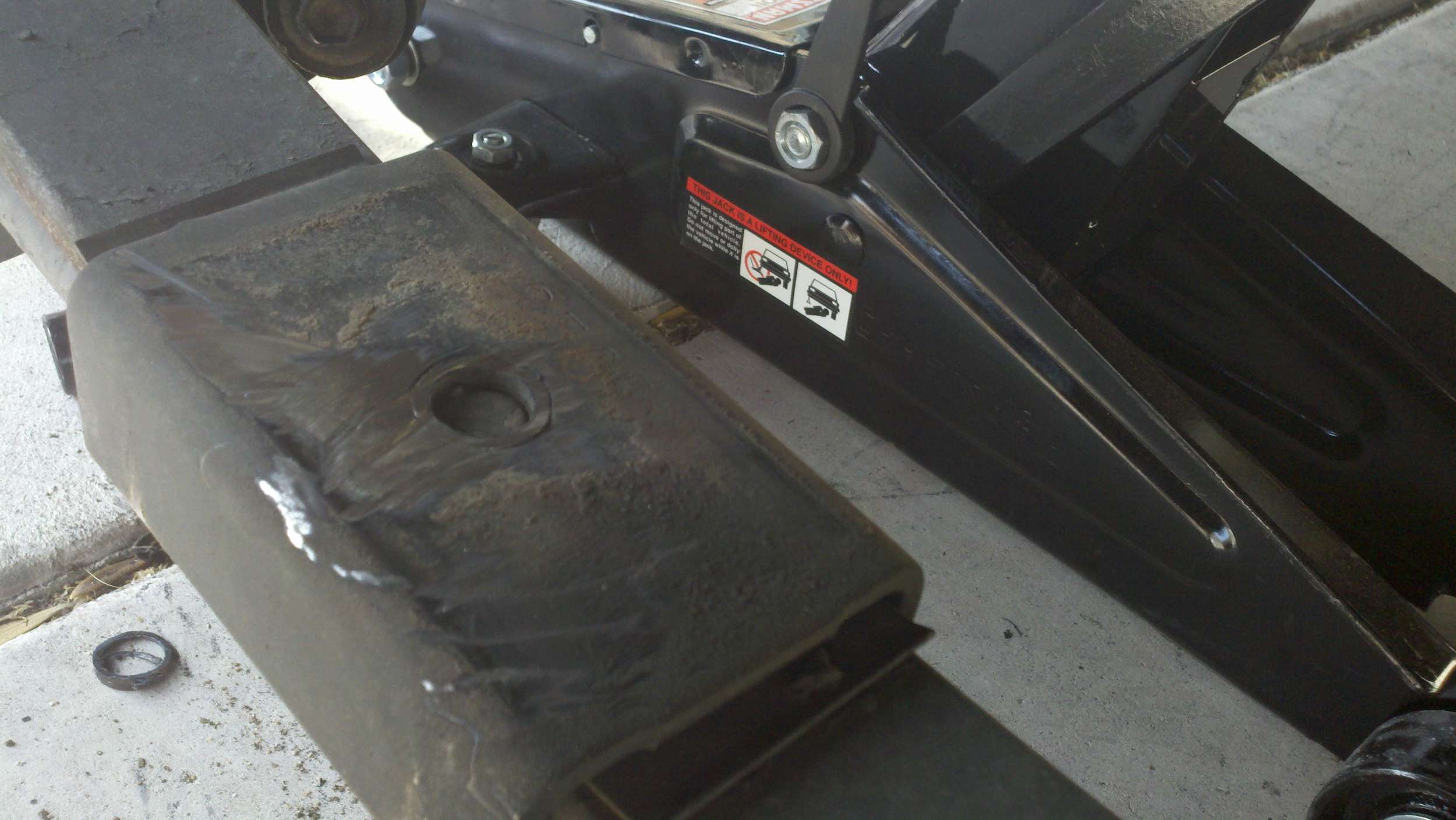 grinding for the universal drop block