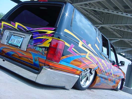 I beleive this to be the 1st bd'd 4runner so I'll post several pics