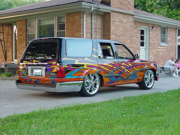 I beleive this to be the 1st bd'd 4runner so I'll post several pics