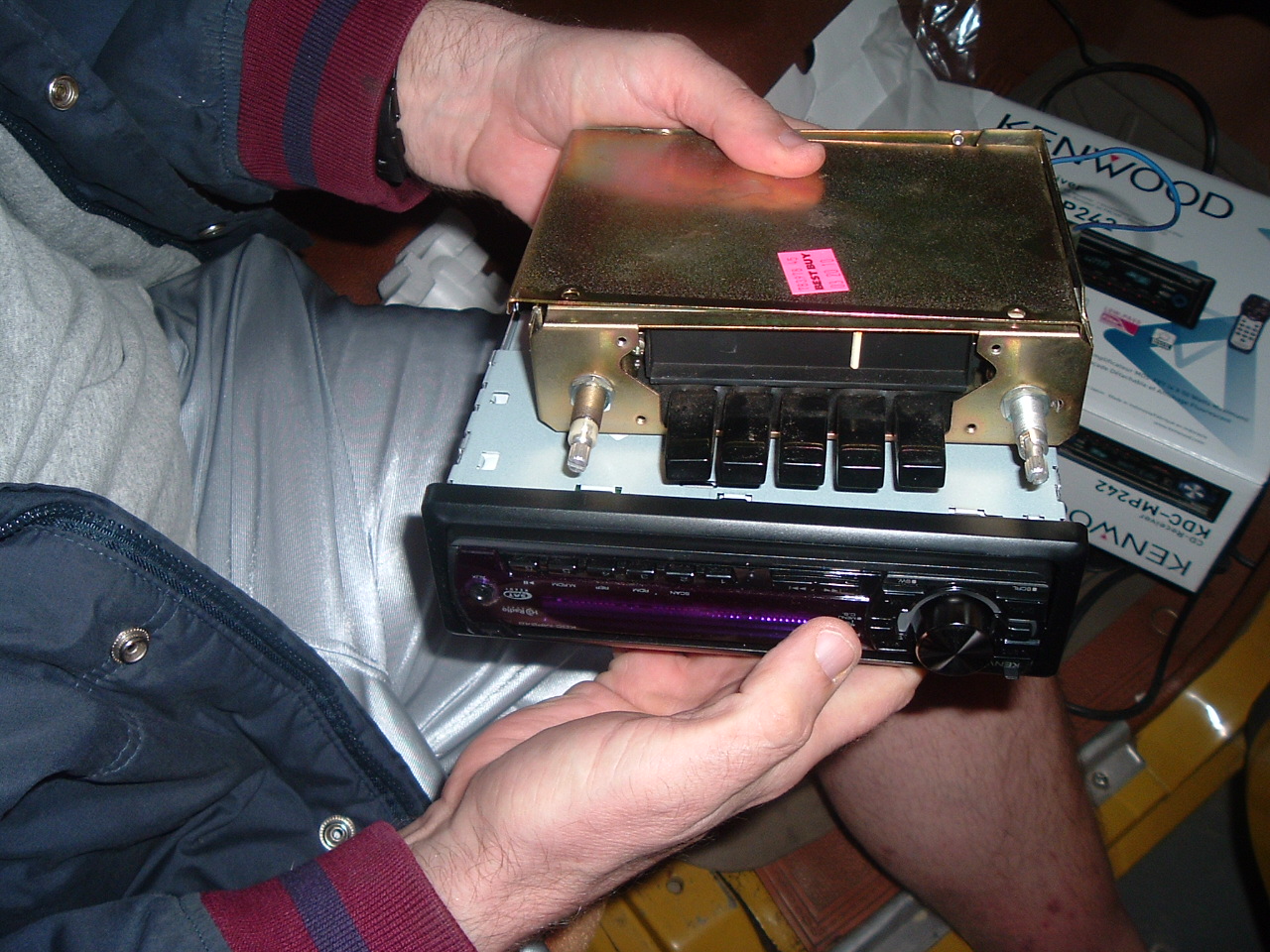 Old AM radio and new stereo