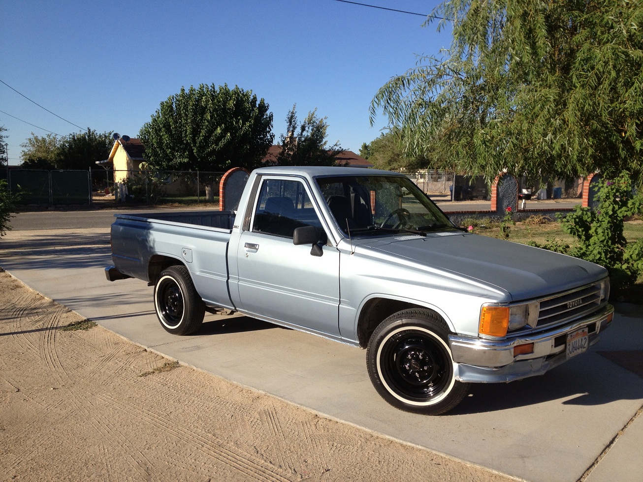 Truck With The Newly Powder Coated Rims On